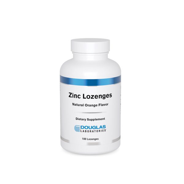 Zinc Lozenges (Natural Orange FLavor) by Douglas Labratories