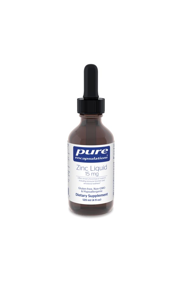 Zinc Liquid 15mg by Pure Encapsulations